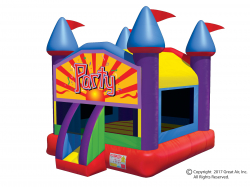 Party Theme Large Castle Bouncer